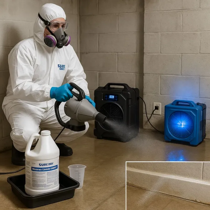 Sanitization and Odor Removal process in North Spearfish, SD